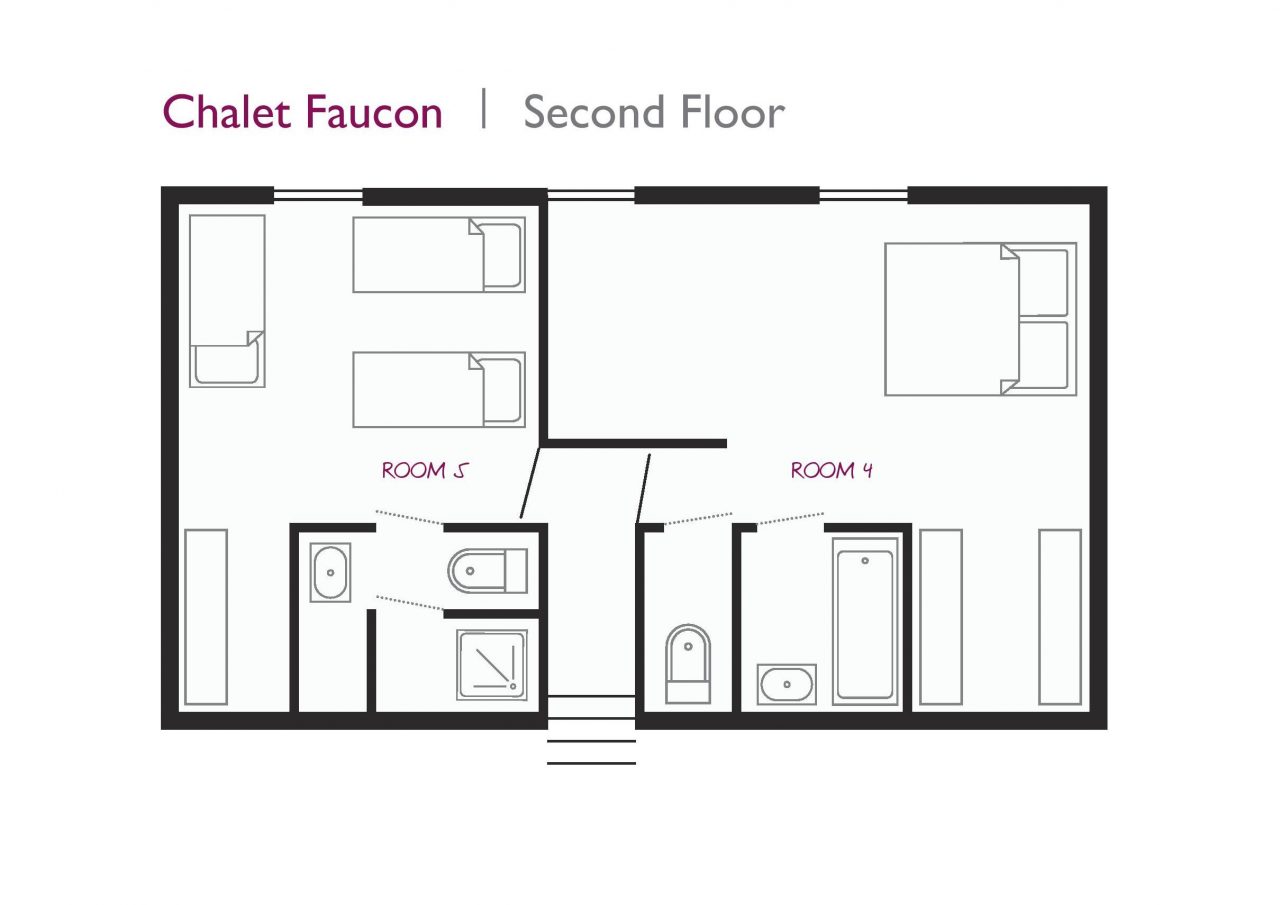 Chalet Faucon (Family) Les Menuires Floor Plan 4